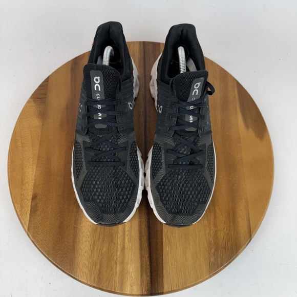 Mens On Cloudswift Black‎ Knit Athletic Gym Running Sneakers Shoes Size 11.5 M main image 6